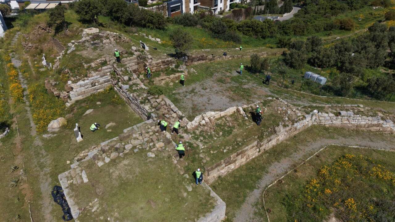Bodrum’da Turizm Haftası Öncesi Antik Surlarda Yoğun Mesai 3